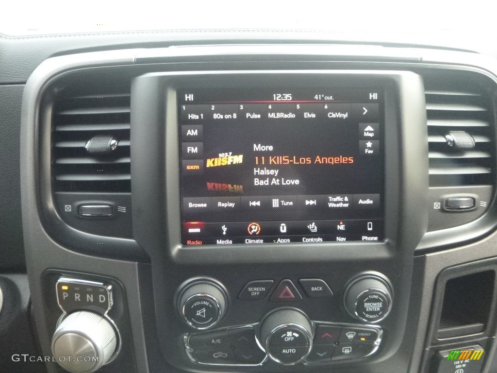 2018 1500 Rebel Crew Cab 4x4 - Brilliant Black Crystal Pearl / Black photo #16