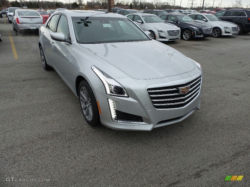 Radiant Silver Metallic 2018 Cadillac CTS Luxury AWD Exterior Photo #124530568