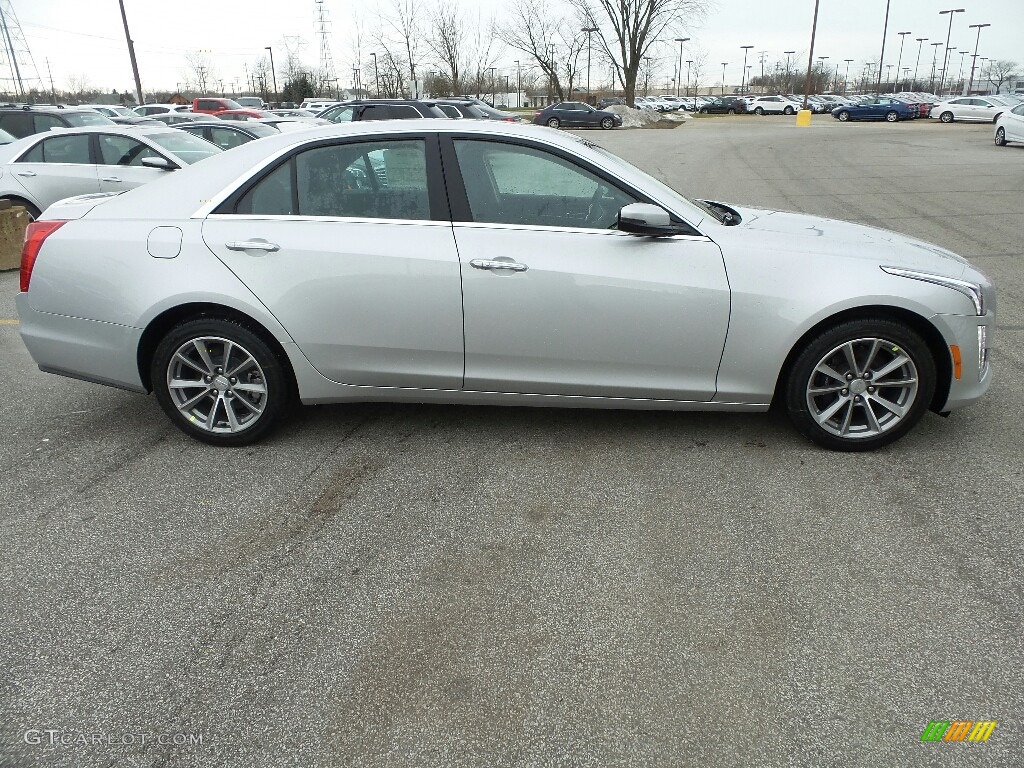 Radiant Silver Metallic 2018 Cadillac CTS Luxury AWD Exterior Photo #124530601