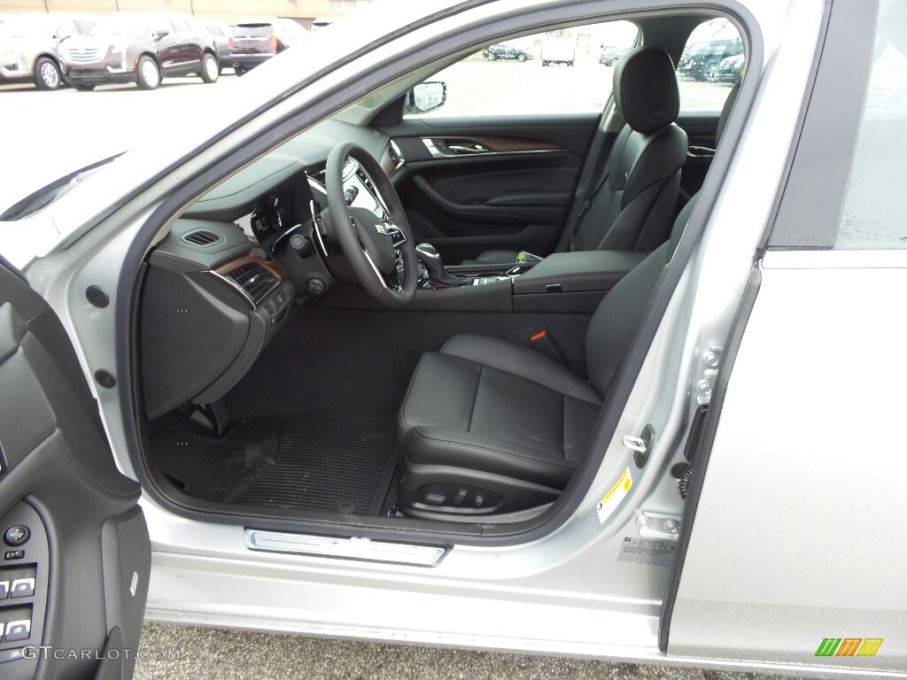 Jet Black/Jet Black Accents Interior 2018 Cadillac CTS Luxury AWD Photo #124530625