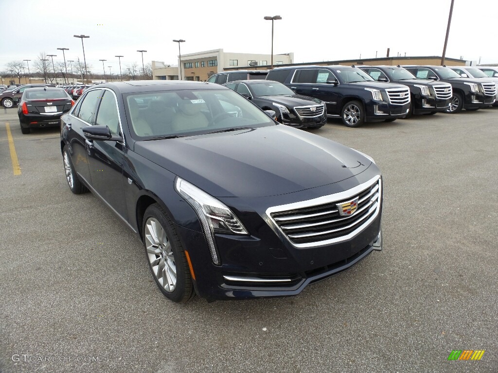 Dark Adriatic Blue Metallic 2018 Cadillac CT6 3.6 AWD Sedan Exterior Photo #124530753