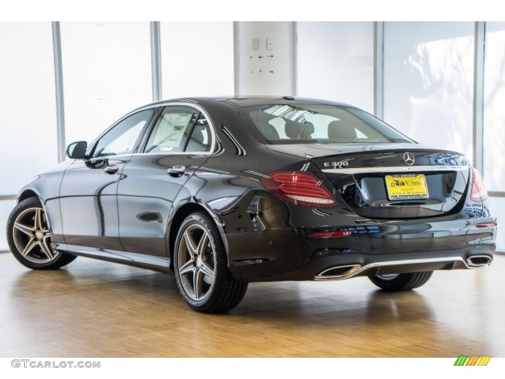 2018 E 300 Sedan - Black / Black photo #3