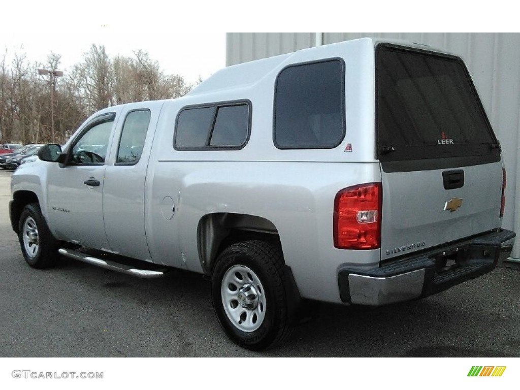 2011 Silverado 1500 Extended Cab - Sheer Silver Metallic / Dark Titanium photo #2