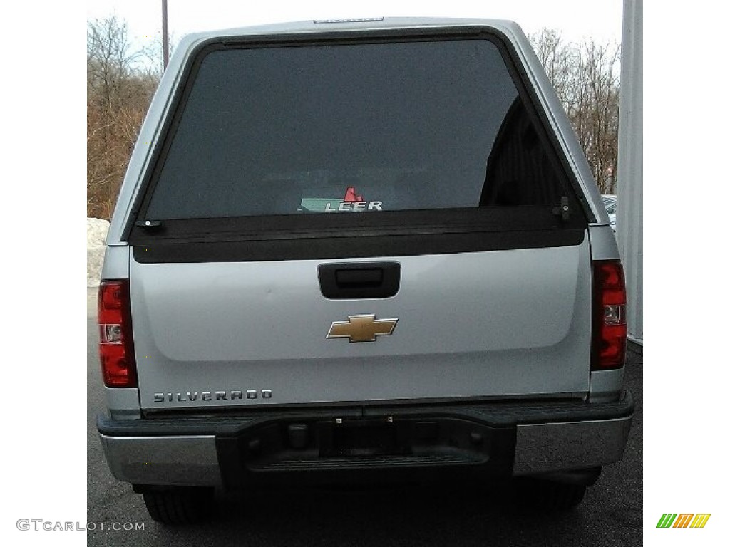 2011 Silverado 1500 Extended Cab - Sheer Silver Metallic / Dark Titanium photo #3