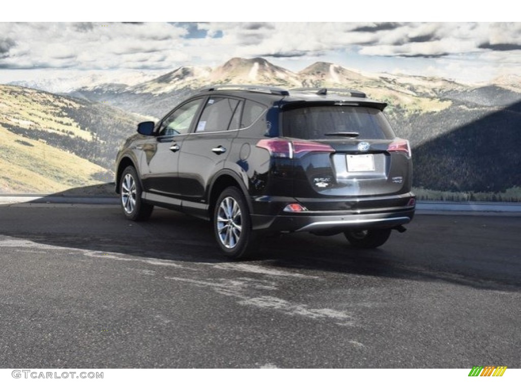 2018 RAV4 Limited AWD Hybrid - Black / Black photo #3