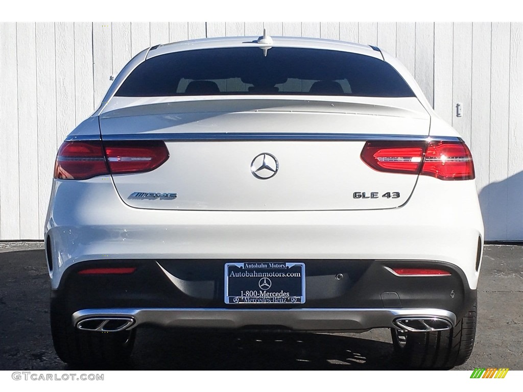 2018 GLE 43 AMG 4Matic Coupe - Polar White / Saddle Brown/Black photo #4