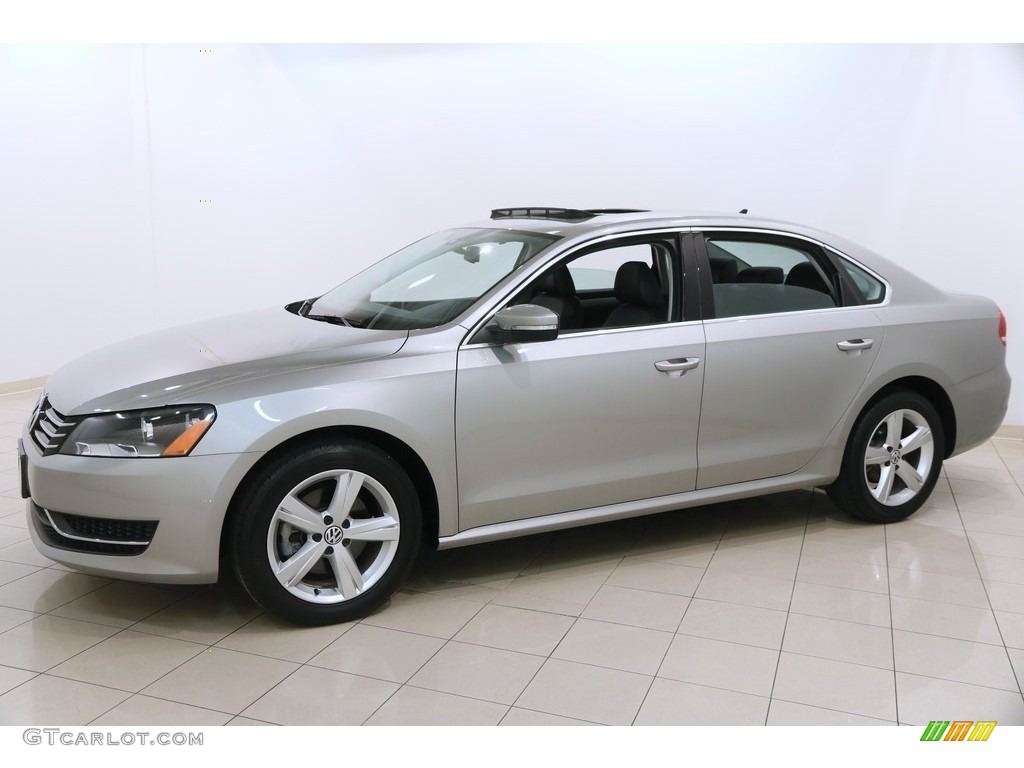 2013 Passat 2.5L SE - Tungsten Silver Metallic / Titan Black photo #3