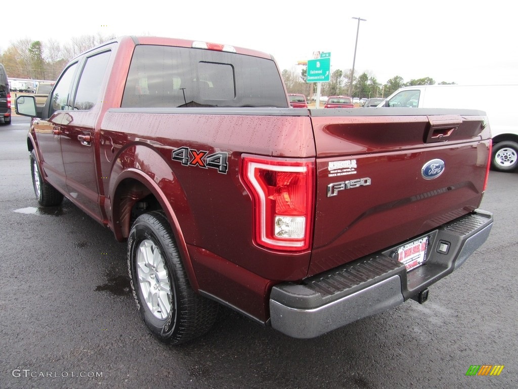 2017 F150 Lariat SuperCrew 4X4 - Bronze Fire / Black photo #3