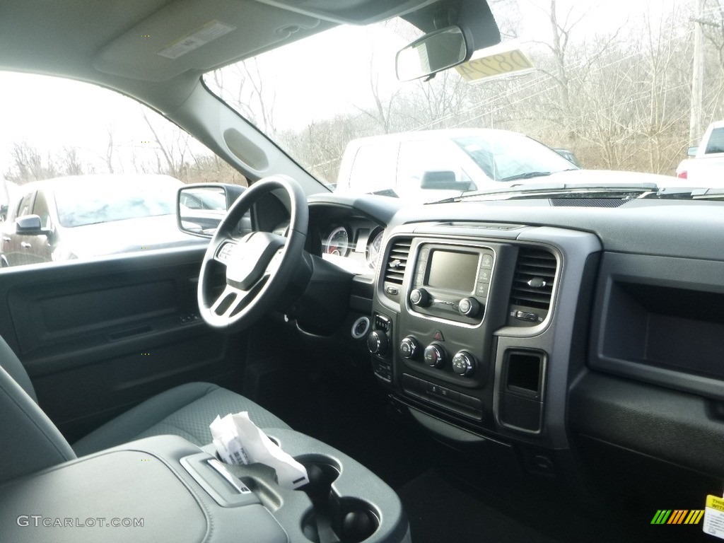 2018 1500 Express Quad Cab 4x4 - Brilliant Black Crystal Pearl / Black/Diesel Gray photo #10