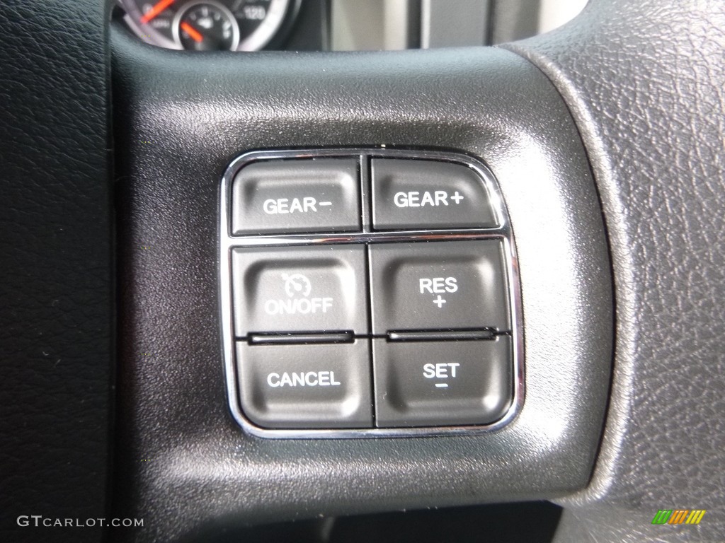 2018 1500 Express Quad Cab 4x4 - Brilliant Black Crystal Pearl / Black/Diesel Gray photo #19