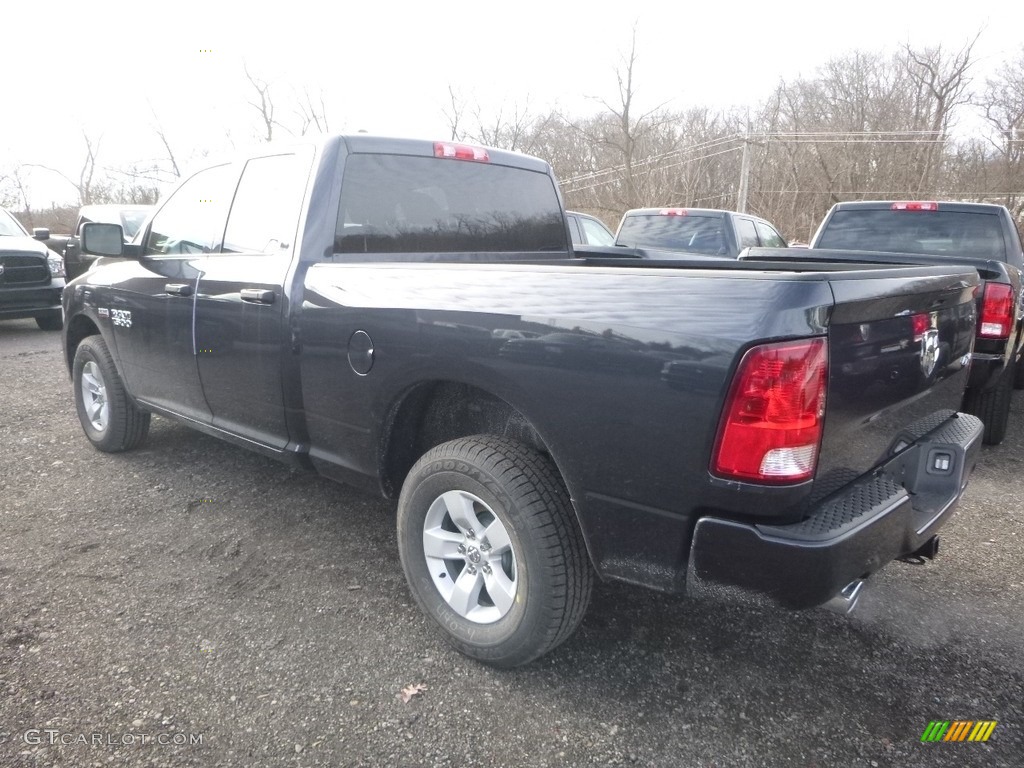 2018 1500 Express Quad Cab 4x4 - Maximum Steel Metallic / Black/Diesel Gray photo #3