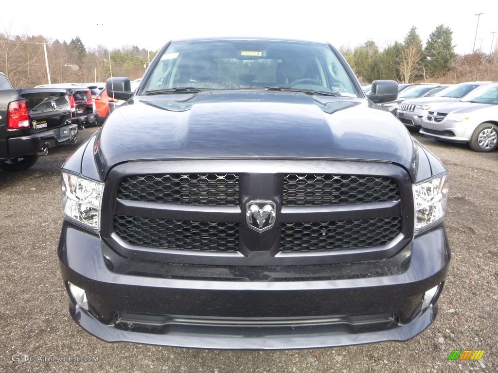 2018 1500 Express Quad Cab 4x4 - Maximum Steel Metallic / Black/Diesel Gray photo #7