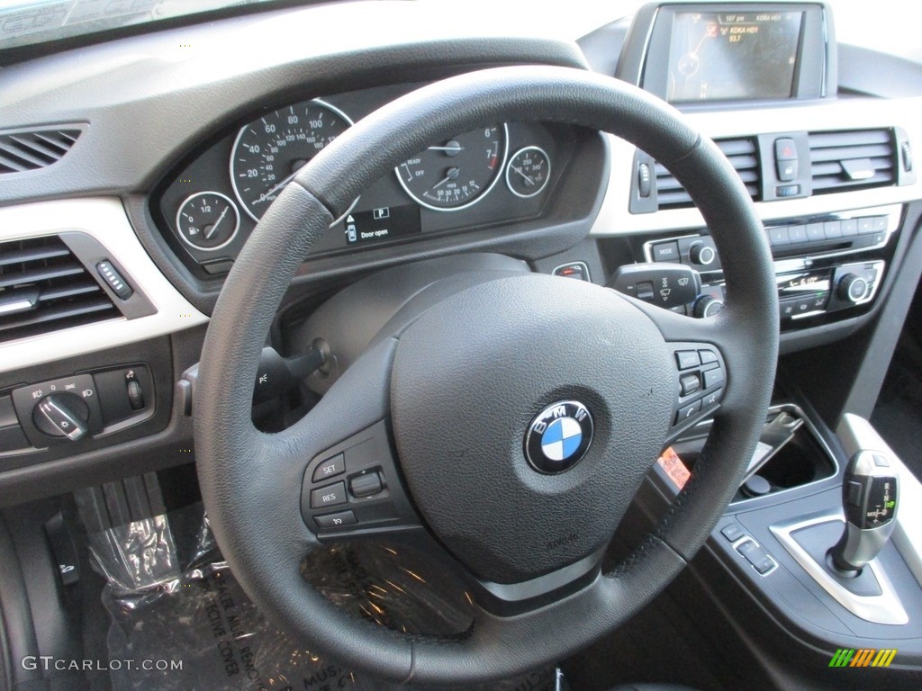 2017 3 Series 320i xDrive Sedan - Mineral Grey Metallic / Black photo #14