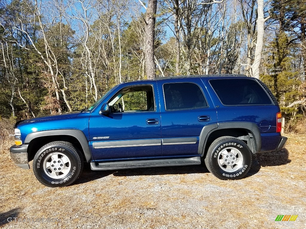 2003 Tahoe LT 4x4 - Indigo Blue Metallic / Gray/Dark Charcoal photo #5