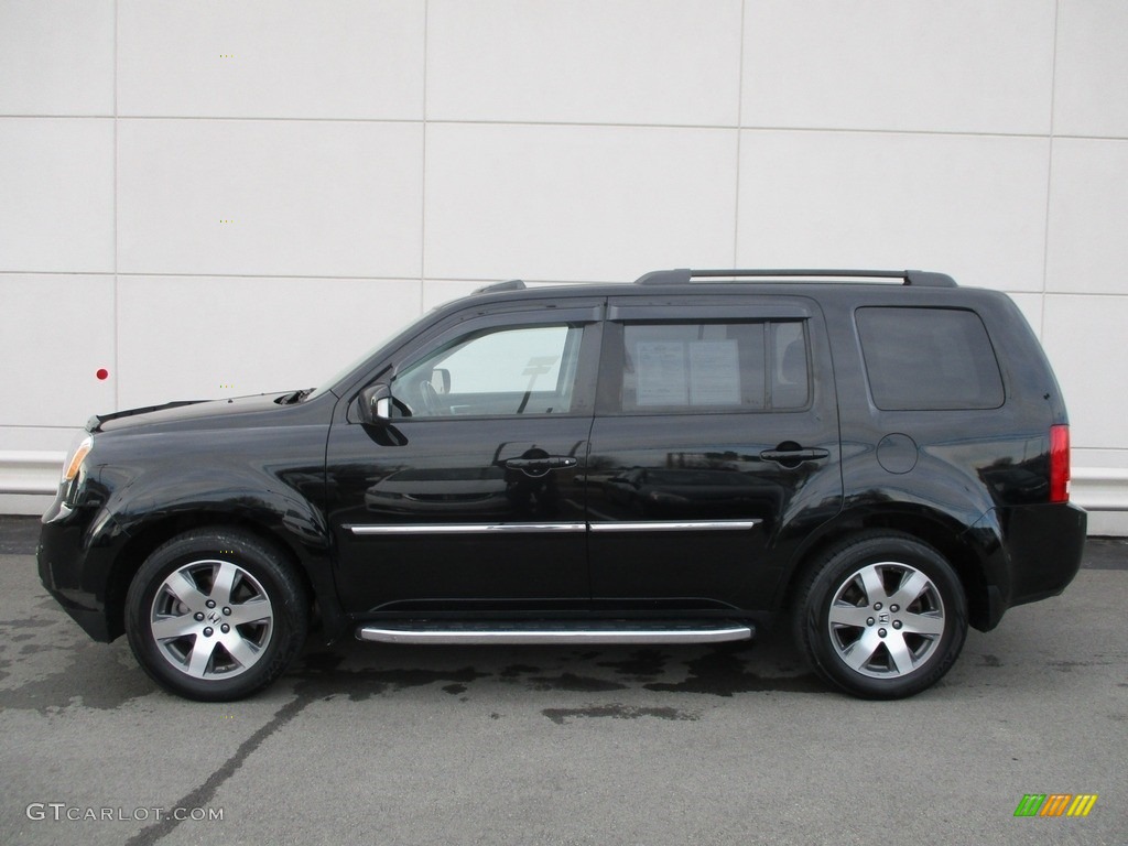 2015 Pilot Touring 4WD - Crystal Black Pearl / Black photo #2