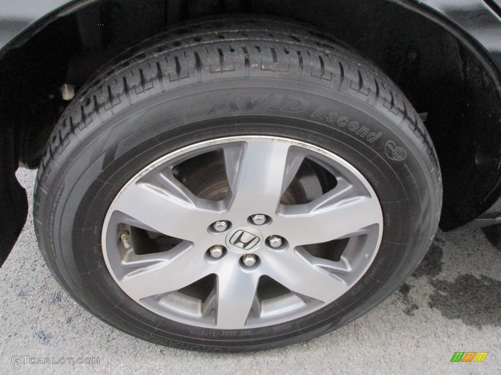 2015 Pilot Touring 4WD - Crystal Black Pearl / Black photo #6