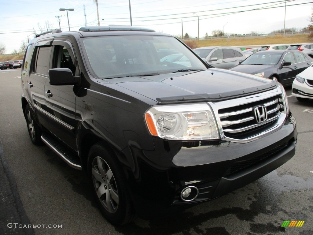 2015 Pilot Touring 4WD - Crystal Black Pearl / Black photo #7