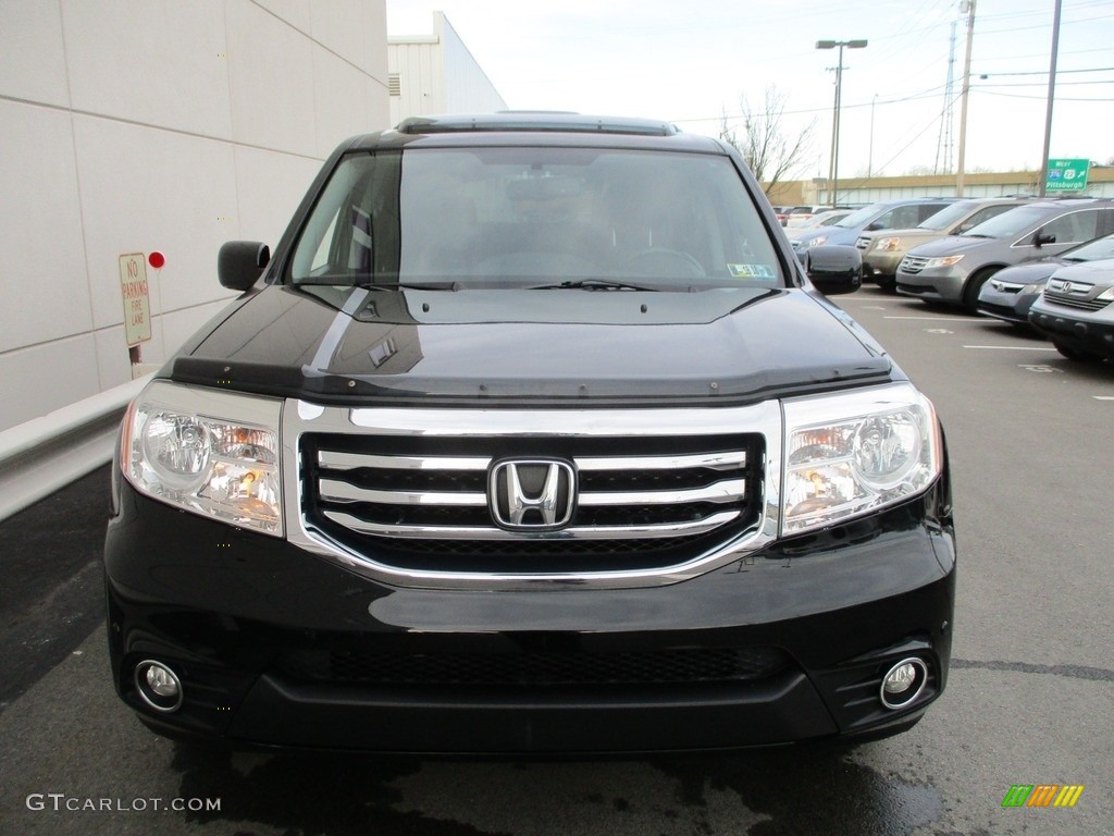 2015 Pilot Touring 4WD - Crystal Black Pearl / Black photo #8