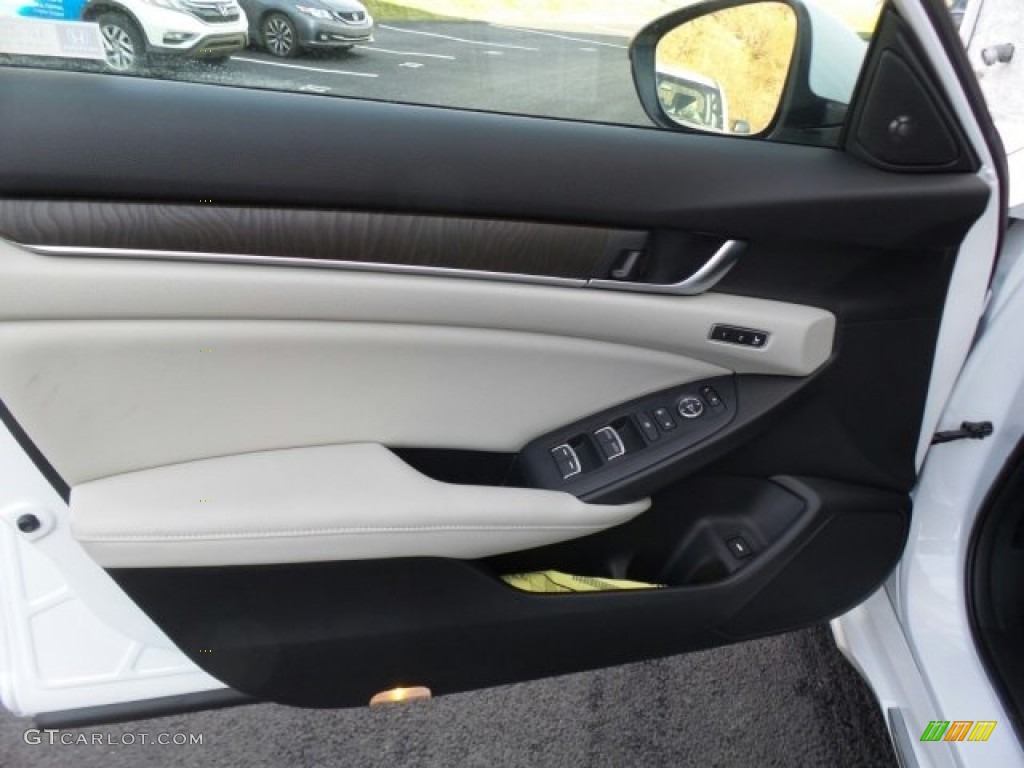 2018 Honda Accord EX-L Sedan Ivory Door Panel Photo #124537740