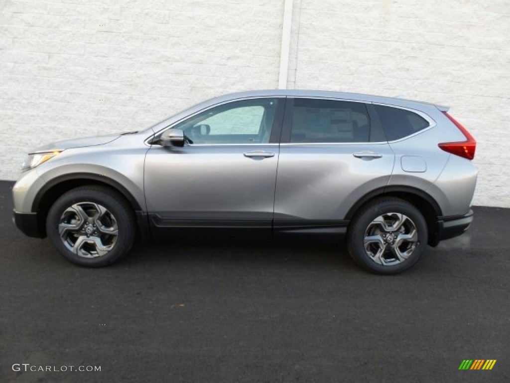 2018 CR-V EX AWD - Lunar Silver Metallic / Gray photo #6