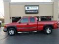 2003 Victory Red Chevrolet Silverado 1500 LT Extended Cab 4x4  photo #1