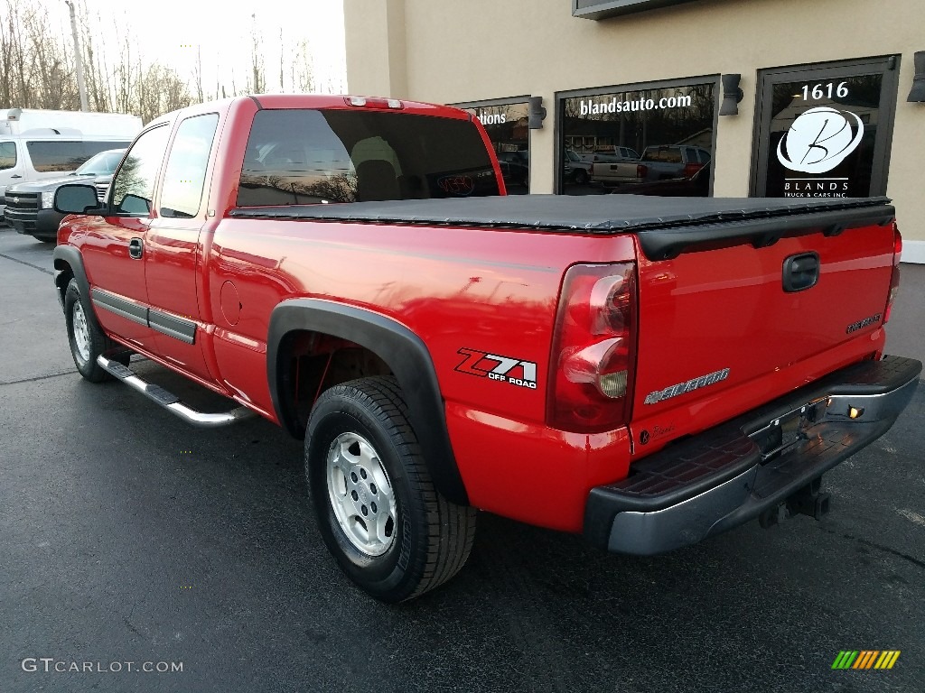 2003 Silverado 1500 LT Extended Cab 4x4 - Victory Red / Dark Charcoal photo #3