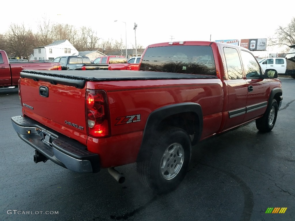 2003 Silverado 1500 LT Extended Cab 4x4 - Victory Red / Dark Charcoal photo #4