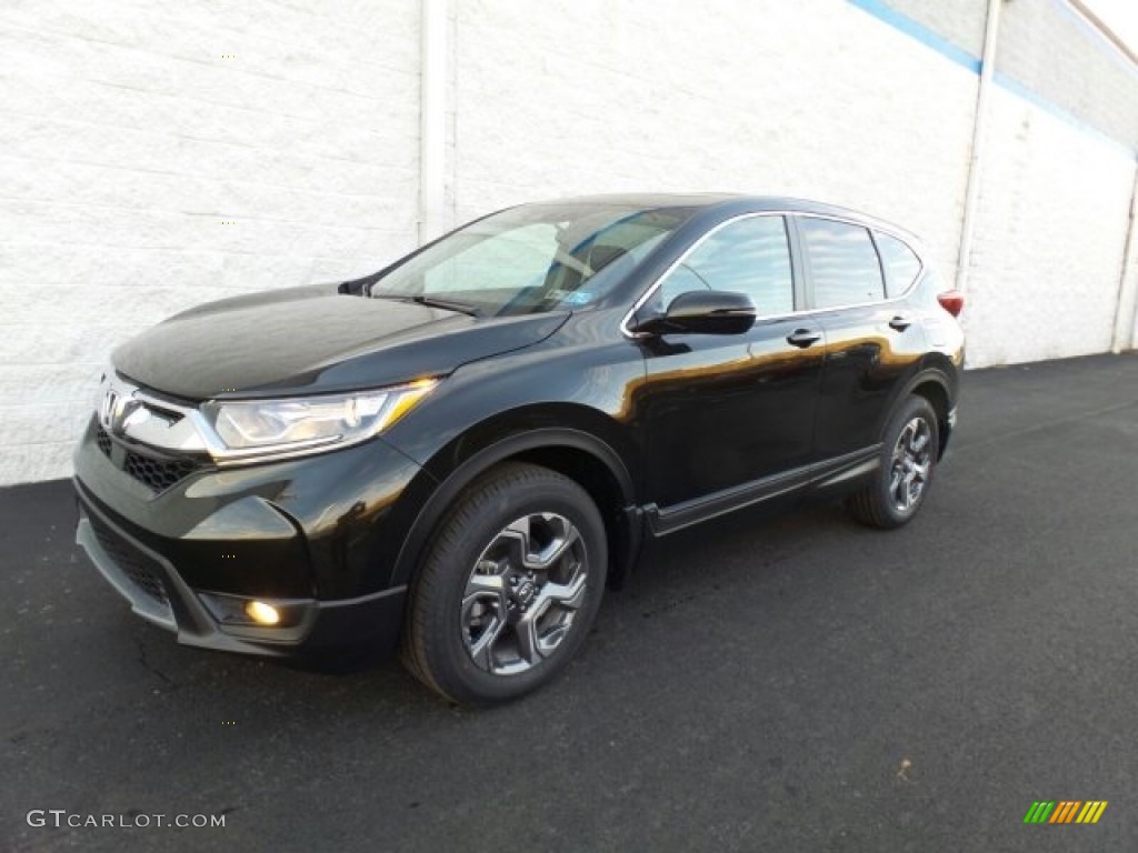 2018 CR-V EX AWD - Dark Olive Metallic / Black photo #5