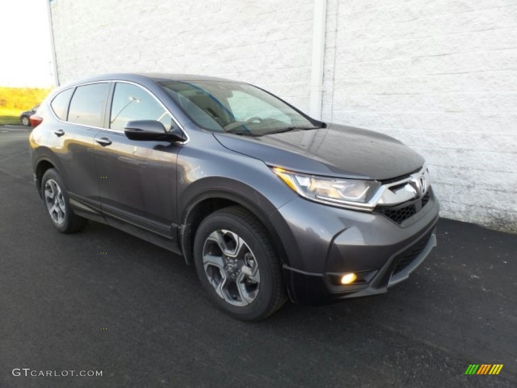 2018 CR-V EX AWD - Modern Steel Metallic / Gray photo #1