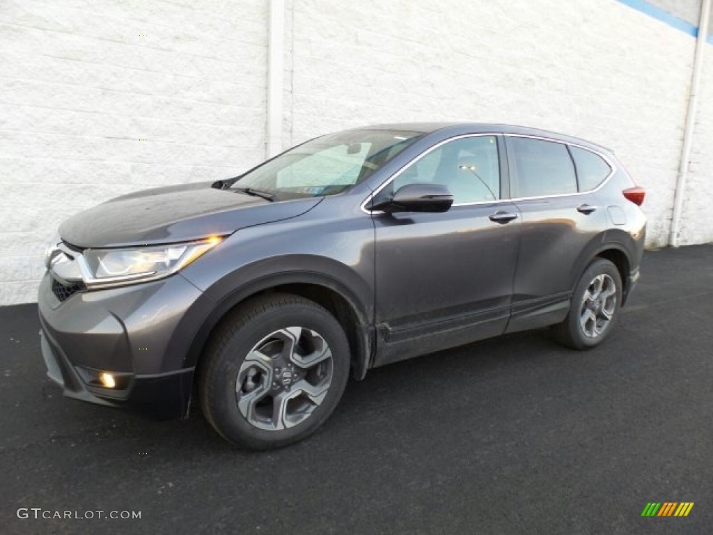 2018 CR-V EX AWD - Modern Steel Metallic / Gray photo #5