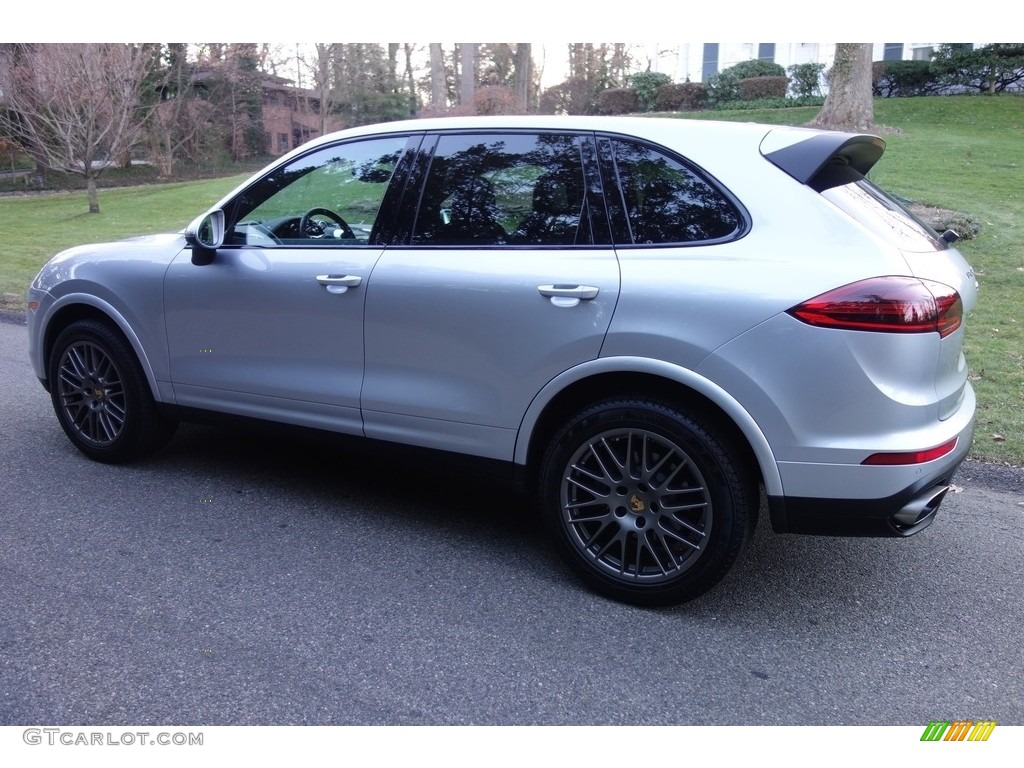 2017 Cayenne Platinum Edition - Rhodium Silver Metallic / Black photo #4