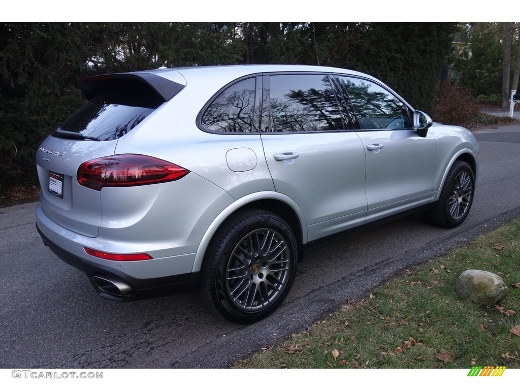 2017 Cayenne Platinum Edition - Rhodium Silver Metallic / Black photo #6