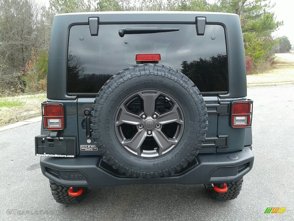 2018 Wrangler Rubicon 4x4 - Rhino / Black photo #7