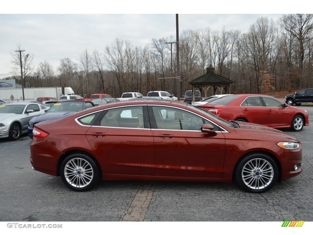 2014 Fusion SE EcoBoost - Sunset / Dune photo #2