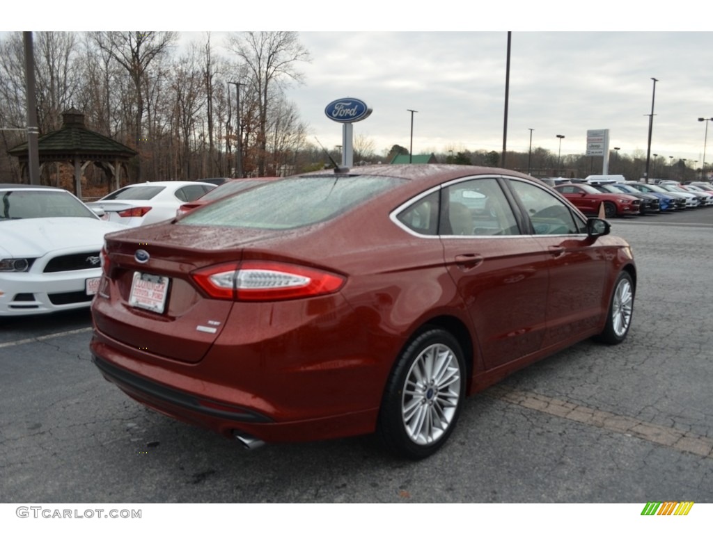 2014 Fusion SE EcoBoost - Sunset / Dune photo #3