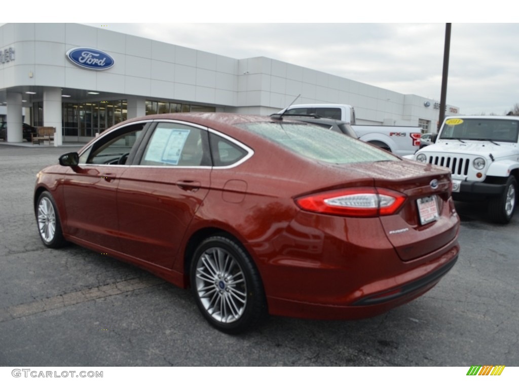 2014 Fusion SE EcoBoost - Sunset / Dune photo #5
