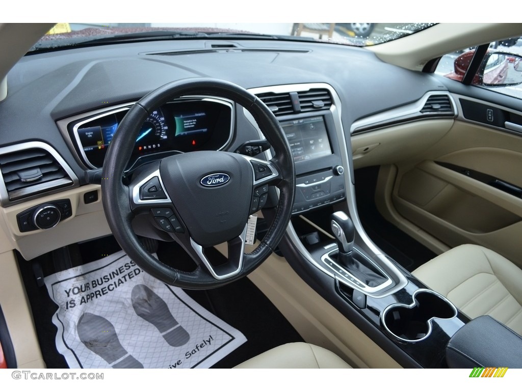 2014 Fusion SE EcoBoost - Sunset / Dune photo #11