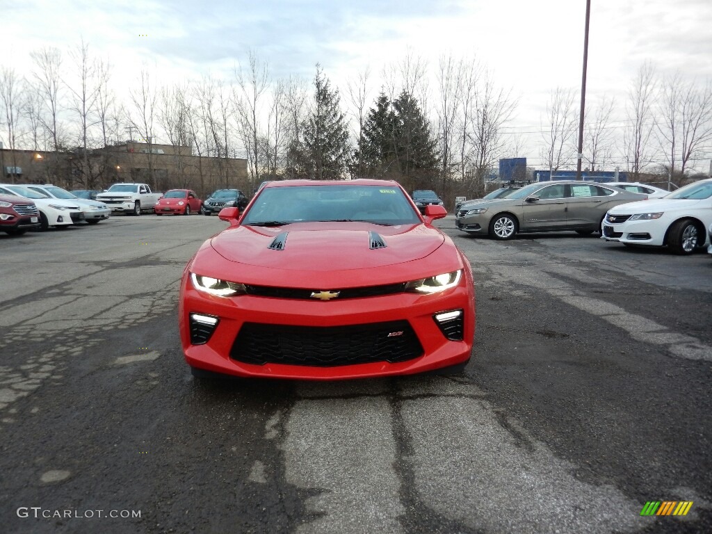 2018 Camaro SS Coupe - Red Hot / Jet Black photo #2