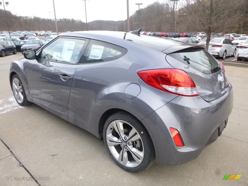 2017 Veloster Value Edition - Triathlon Gray / Black photo #6