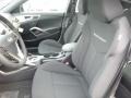 2017 Hyundai Veloster Black Interior Front Seat Photo