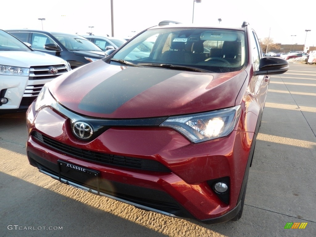 2018 RAV4 Adventure AWD - Ruby Flare Pearl / Black photo #1