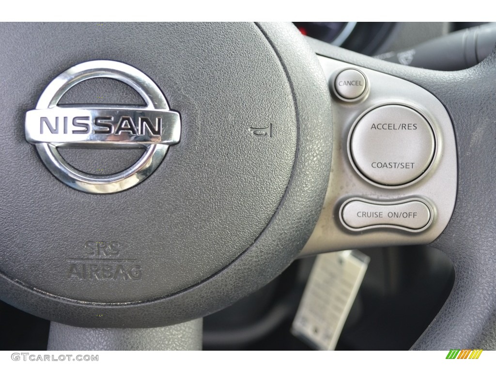 2013 Versa 1.6 S Sedan - Magnetic Gray / Charcoal photo #19