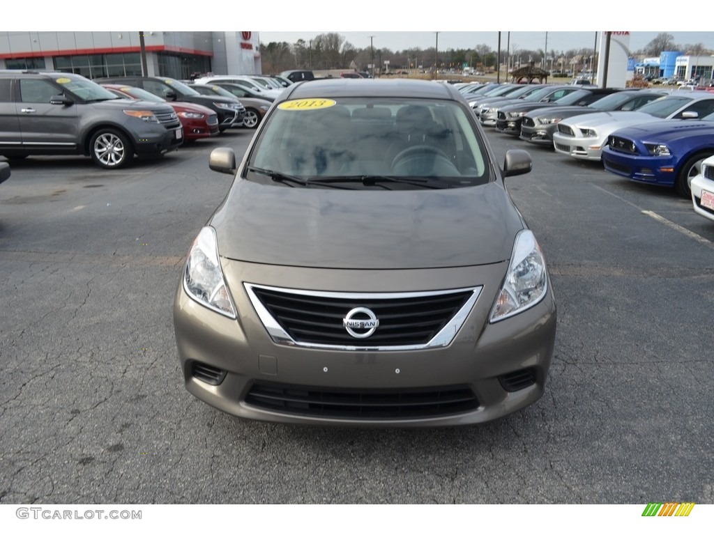 2013 Versa 1.6 S Sedan - Magnetic Gray / Charcoal photo #22