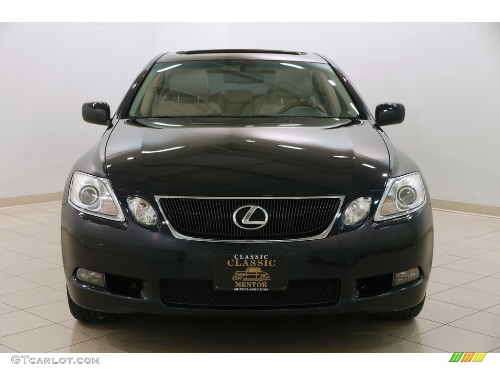 2007 GS 350 AWD - Black Sapphire Pearl / Cashmere photo #2