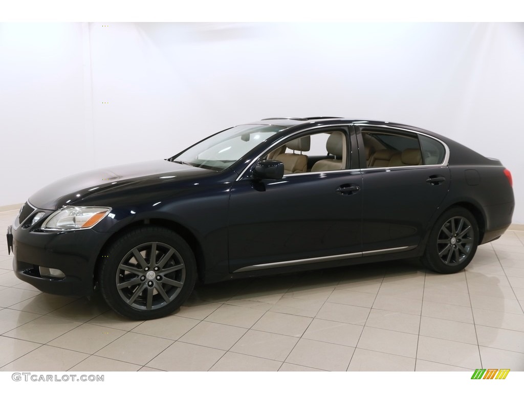 2007 GS 350 AWD - Black Sapphire Pearl / Cashmere photo #3
