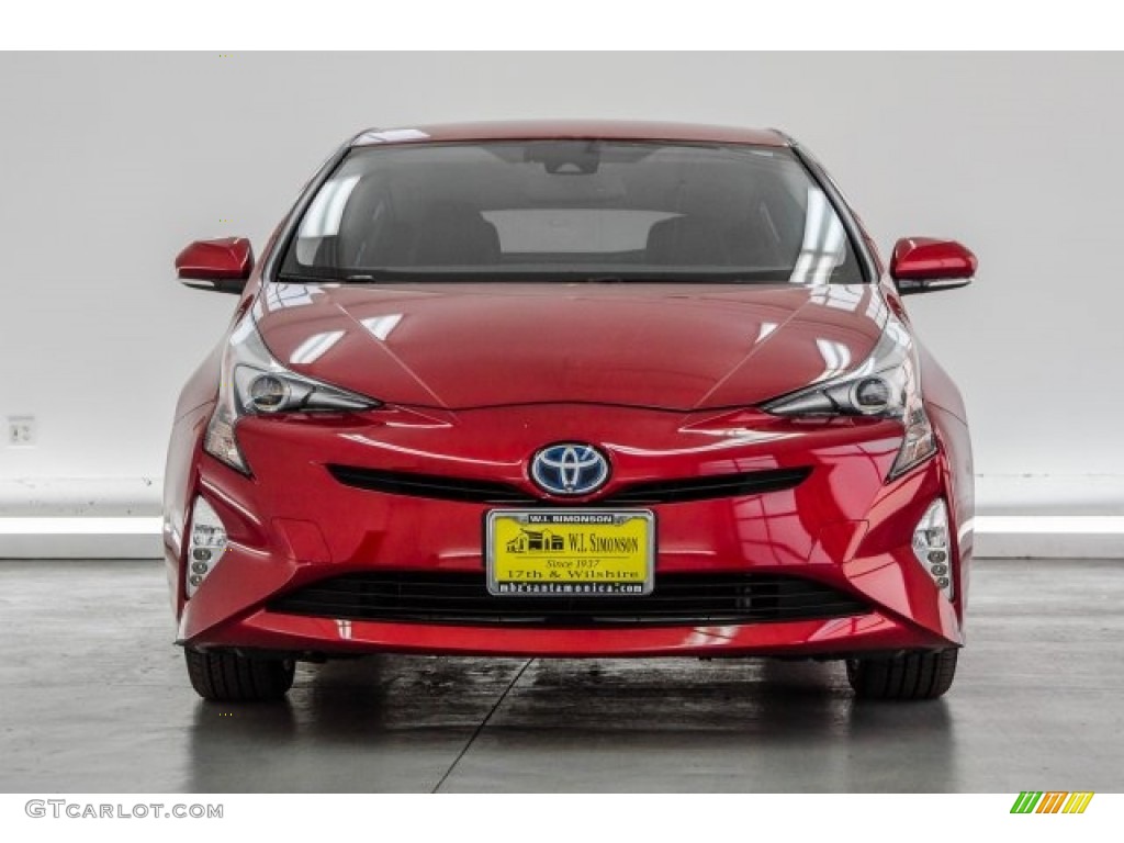 2016 Prius Four - Hypersonic Red / Black photo #2
