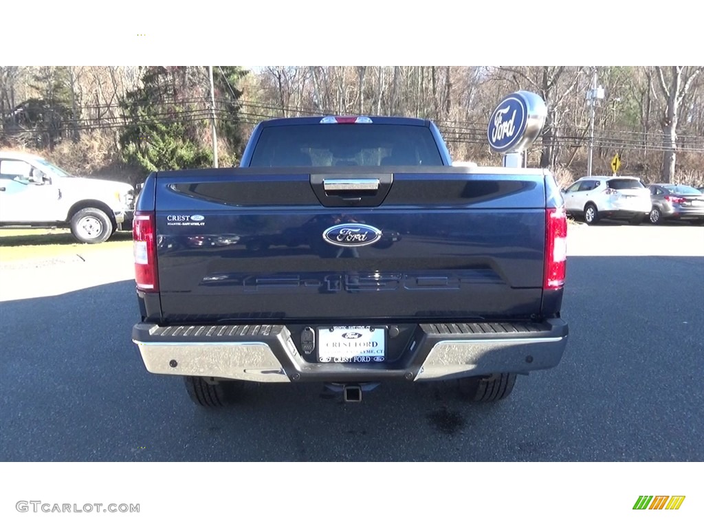 2018 F150 XLT SuperCab 4x4 - Blue Jeans / Earth Gray photo #6