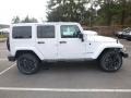 2018 Bright White Jeep Wrangler Unlimited Sahara 4x4  photo #6