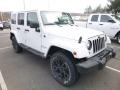 2018 Bright White Jeep Wrangler Unlimited Sahara 4x4  photo #7