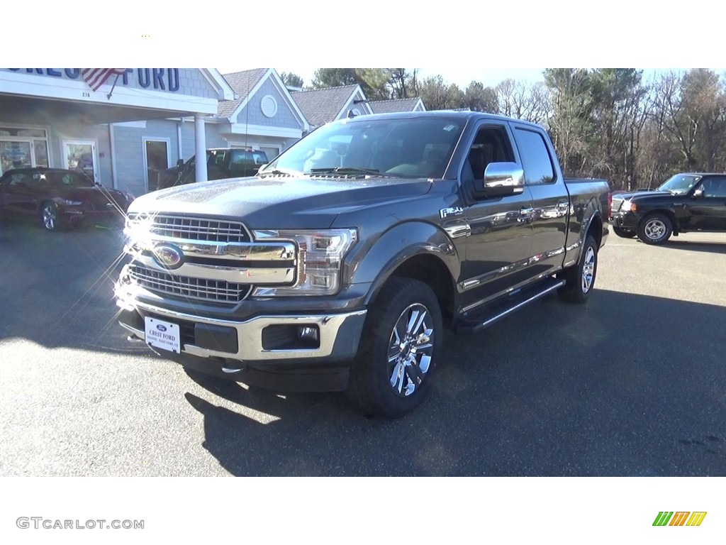 2018 F150 Lariat SuperCrew 4x4 - Magnetic / Black photo #3